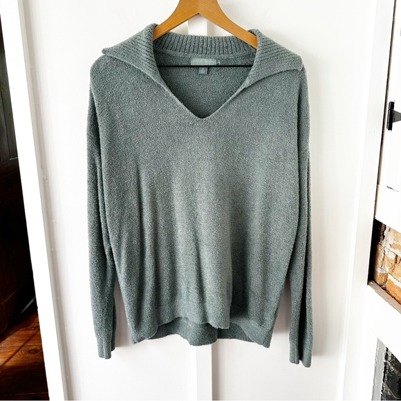 Barefoot Dreams Sweaters - BAREFOOT DREAMS cozychic lite green sweater